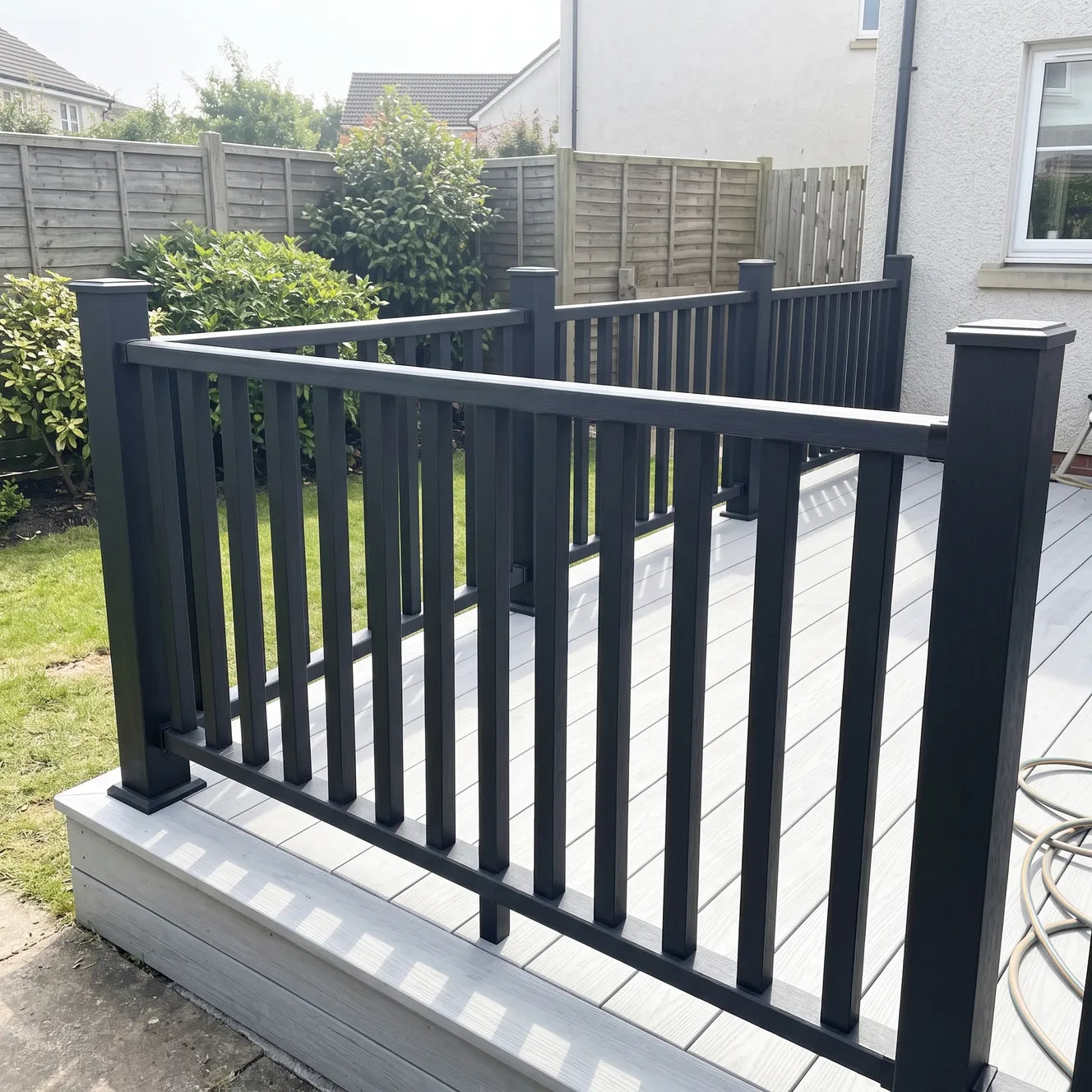 1.5m Black Composite Balustrade Kit